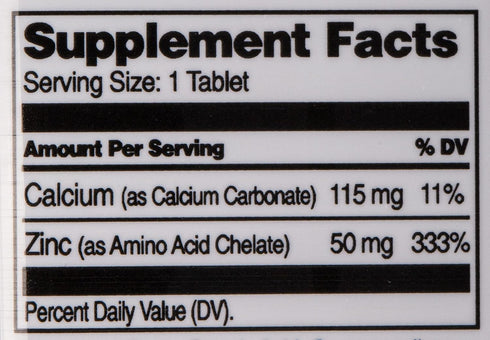 21st Century Zinc 50 Mg (Chelated) Tablets, 110 Count (Pack of 1)...