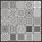 6 Inch Geometric Stencils for Painting, 25 Pieces Reusable Painting Templates for Scrapbooking Cookie Tile Furniture Wall Floor Decor Craft Drawin...