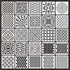 6 Inch Geometric Stencils for Painting, 25 Pieces Reusable Painting Templates for Scrapbooking Cookie Tile Furniture Wall Floor Decor Craft Drawin...