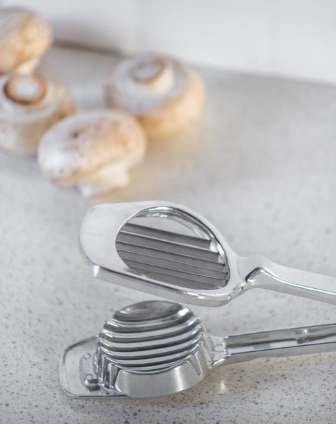 Fox Run Mushroom and Egg Slicer, Cast Aluminum,Silver...