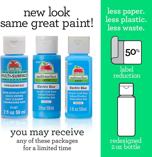 Apple Barrel Multi Surface Acrylic Paint, 2 Fl Oz (Pack of 24), Light Pink...