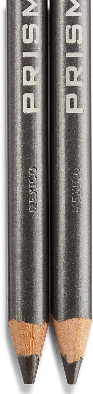 Prismacolor Ebony Graphite Drawing Pencils, Black, 2-Count...