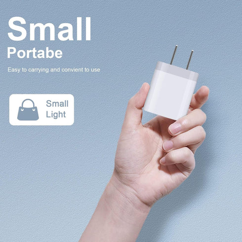 USB Wall Charger, Charging Cube,Sicodo 4Pack Dual Port Charing Block Plug in Cell Phone Charger Box Brick USB Power Adapter for iPhone 15 14 13 12...