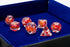 FanRoll by Metallic Dice Games Dragon StormTM Inclusion Resin Dice Set: Red Dragon...