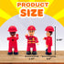 PlenPLAY 8 Piece Community Helpers Toys - People Figures for Kids: City Edition - Firefighters, Police Officers, Construction Workers, Community H...