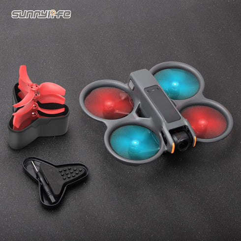 Drone Propellers Replacement,Propeller Storage Box Protective Propeller Case Compatible for Avata 2 Drone Accessories (Storage Box)...