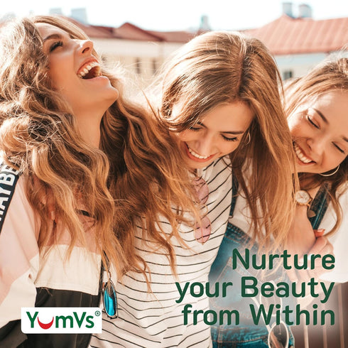 YumVs Teen Multivitamin Gummies with Biotin and Antioxidants - Raspberry Flavor - Hair Skin Nails Support - Vegetarian Kosher Teen Vitamins for Bo...