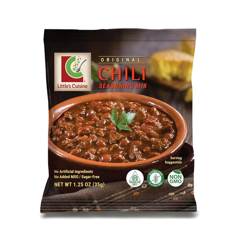 Little's Cuisine Original Chili Seasoning Mix (Case of 4) | Non-GMO, Sugar-Free, Kosher, Gluten-Free...