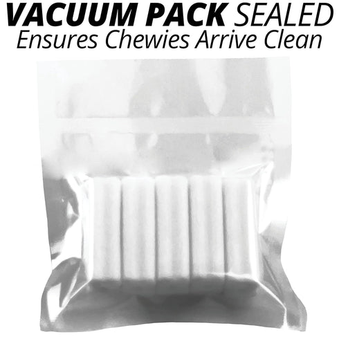 IXO Square-Shaped Aligner Seater Chewies for Invisalign Trays - 5-Pack, Unscented, Storage Case...