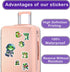 50 PCS Frog Stickers Pack Vinyl Decal Waterproof for Water Bottles Laptops Phone Case Luggage Scrapbook Helmet Decorations Gift Teens Kids...