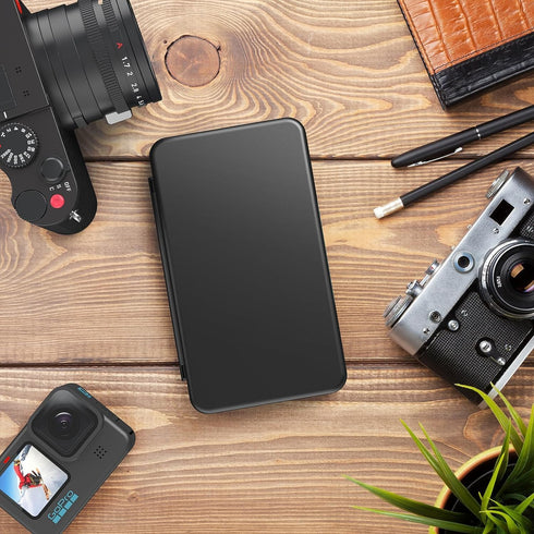HEIYING Memory Card Case for SD Card and TF Card, Portable SD Card Holder SD SDHC SDXC TF Card Storage with 20 SD Card Slots & 20 Micro SD Card Sl...