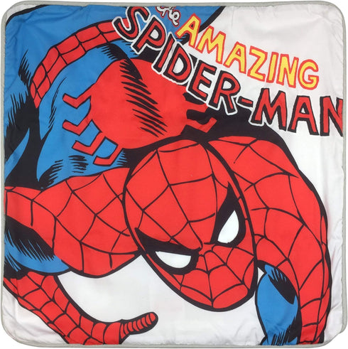 Jay Franco Avengers Decorative Pillow Cover Spiderman - White...