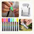 12 Pcs Queen Bee Catcher Set 8 Queen Bee Marker Pens 4 Metal Queen Catcher Clips Queen Bee Marking Kit Beekeeper Tools One Handed Queen Marking Es...