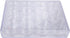 The Beadsmith Personality Case - Clear Storage Organizer Box – 6.4 x 4.8 x 1 inches - includes 12 Small Containers with lids - 1.5 x 0.8 inches, B...