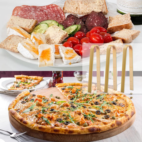 30 Pcs Wooden Tongs for Charcuterie Mini Bamboo Tongs Disposable Tongs for Serving Food NaturaL Wooden Cooking Toast Tongs...