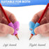 Stylo Pack of 3 Pencil Grips for Kids Handwriting Perfect Pencil Holders for Kids Home Schooling and Preschool Writing Tools for Kids Assorted Pen...