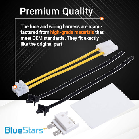 8193762 Dishwasher Fuse Kit Replacement by Blue Stars – Exact Fit For Whirlpool & Kenmore Dishwashers - Replaces 8269213 AP3178588 PS774514