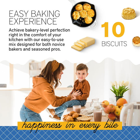 Southern Living Gourmet Original Biscuit Mix, Easy-to-Bake Delight, Dinner Biscuits, Breakfast Biscuits, Baking Mix, Pantry Staple, Makes 10 Biscu...