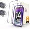 MANTO 2 Pack Screen Protector for iPhone 14 Pro 6.1 inch with 2 Pack Camera Lens Protector, Full Coverage HD Clear Anti-Scratch Bubble Free 9H Pre...