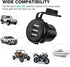 12V USB Outlet, 3 USB Charger Socket 12V/24V Car USB Charger Socket for Car Boat Marine Bus Truck Golf RV Motorcycle and More 2-Pack......