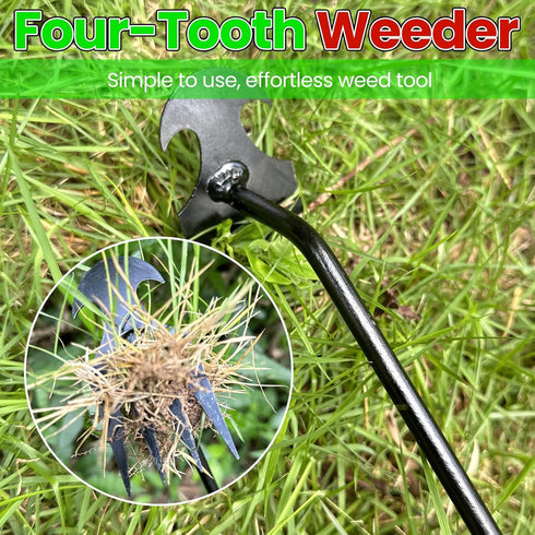 2 Pack Weed Puller Tools, Garden and Yard Weeder, Uprooting Tool, Hand Weeder Tool, Stainless Steel Material (40cm)...