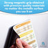 Instant Pot Magnetic Cheat Sheet Set - Pressure Cooker Quick Reference Guide Magnets - Clear and Easy Cooking Time and Liquid Ratio Instructions- ...