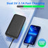 Fast Charging Power Bank 10000mAh, 5V 2.1A Small Portable Charger, USB C Mini Slim Battery Pack Powerbank for iPhone 15 14 13 12 Pro Max, Samsung ...