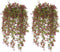 Artificial Hanging Vine, Sweet Potato Leaves Plastic Plants Greenery Faux Ivy Garland Fake Plant UV Resistant for Indoor Outdoor Garden Door Wall ...