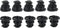 10 PCS Oil Drain Plug Fit for VW Golf Audi 1.8L 2.0L Replace 06L103801, 06L-103-801...