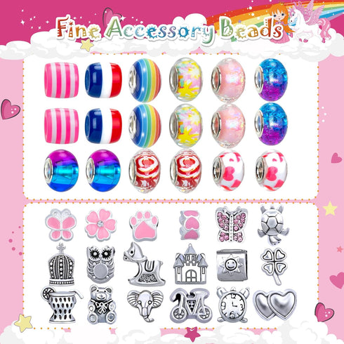 SUZUTOY Bracelet Making Kit for Girls, Unicorns Gifts for Girls, Arts and Crafts for Kids Ages 4 5 6 7 8 9 10 11, Gifts Toys for 4-12 Year Old Gir...