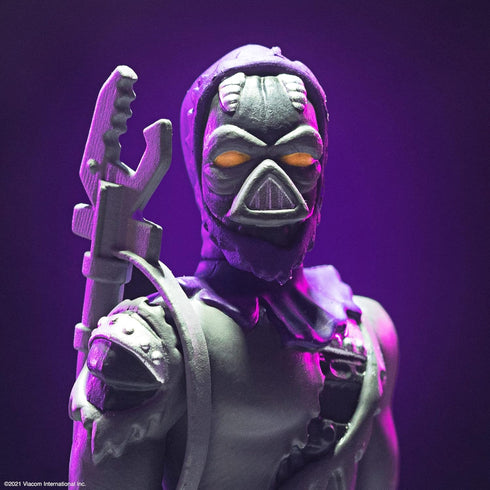 Super7 Teenage Mutant Ninja Turtles Damaged Foot Soldier 3.75 in ReAction Figure...