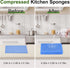 15 Pcs Cellulose Sponges Kitchen, 5 Colors Non-Scratch Colorful Sponges, Biodegradable Compressed Sponges, Large Cellulose Sponge for Kitchen, Bat...