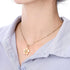 Holibanna Rhinestone Cherry Blossom Branch Pendant Necklace Earrings Stud Set Wedding Jewelry for Women Girls...