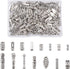 KISSITTY 150pcs/box 15 Style Antique Silver Tibetan Spacer Tube Beads Alloy Metal Charms for Bracelet Necklace Jewelry Making...
