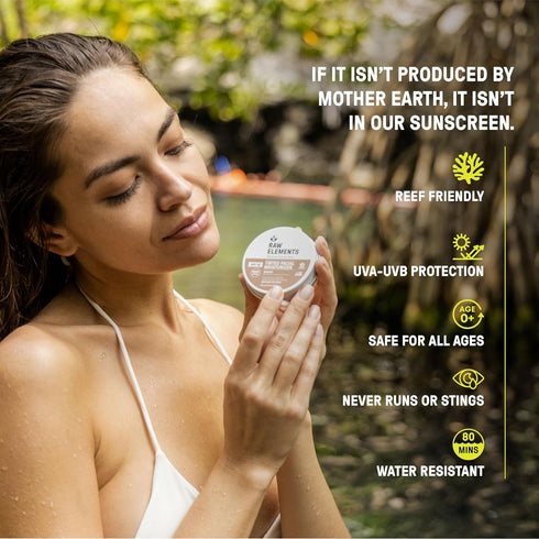 Raw Element Ultra-Moisturizing Tinted Face Cream, Non Toxic Mineral Face Sunscreen, Daily Tinted Moisturizer, Non-Nano Zinc Oxide, Reef Friendly, ...