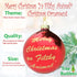 Tree Buddees Merry Christmas Ya Filthy Animal Glass Christmas Ornament...