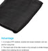 PATIKIL 47.2" x 39.4" Air Conditioner Air Filter Material, Plastic Dustproof Filtering Mesh Screen Replacement for Air Conditioning, Black...