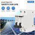 AC Solar Panels Disconnect Switch 40 Amp DC Solar Shut Off Switch 12V-400V 2 Poles Small Miniature Circuit Breaker for Solar PV Homes, DC 110V DIN...