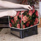 Flower Peony Toaster Cover 4 Slide Wide Slot Small Appliance Decoration Accessories, Dustproof Bakeware Cover Toaster Machine Cover, Red...