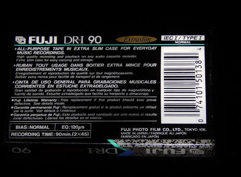 Fuji DR-I 90 Audiocassette...
