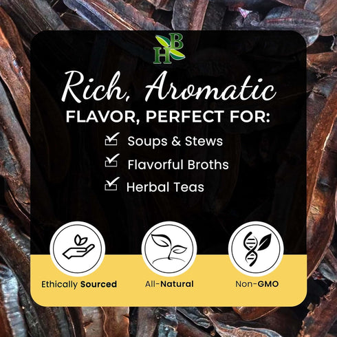 Herb To Body Prekese Aidan Fruit Organic - 5 Whole Pods, Tetrapleura Tetraptera, African Dried Herbs for Herbal Tea and Seasoning, Aidan Fruit fro...