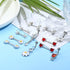 Sanfenly 12PCS Nipple Rings Belly Button Rings for Women 14G 316L Surgical Stainless Steel Curved Navel Barbell Cute Butterfly Flower Belly Pierci...