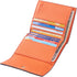 Travelambo RFID Blocking Small Mini Compact Wallet Coin Pouch Holder Trifold Credit Card Holder Pocket Purse for Women (Napa Orange)...