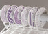 6 Baby Girl Nursery C134 Clothing Size Closet Dividers Purple Theme...