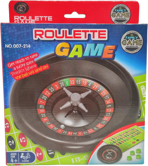 Roulette Wheel Game Set,Board Game for Kids 4-12,Small Size Family Game for Children...