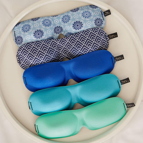 Bucky 40 Blinks No Pressure Eye Mask for Travel & Sleep, Starling Blue, One Size...