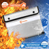 Upgraded 5200°F Fireproof Document Bag with Heat Insulated, Water Fire Proof Bag with Zipper,8 Layers of Functional Materials and Reflective Strip...