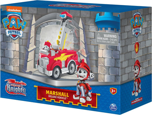Paw Patrol, Rescue Knights Marshall Transforming Toy Car with Collectible Action Figure, Kids Toys for Ages 3 and up...