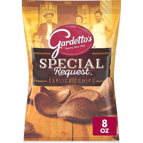 Gardetto's Special Request Garlic Rye Chips, Snack Bag, 8 oz...