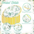 50 Pcs Sage Green Disposable Bowls Bulk 12 oz Eucalyptus Paper Bowl Greenery Snack Bowl Tea Party Supplies Decorations for Baby Shower Wedding Bri...